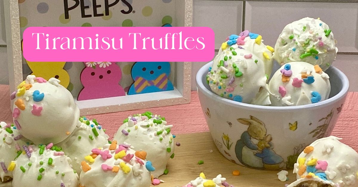 No-Bake Tiramisu Truffles – The Easiest Easter Treat with Coffee & White Chocolate