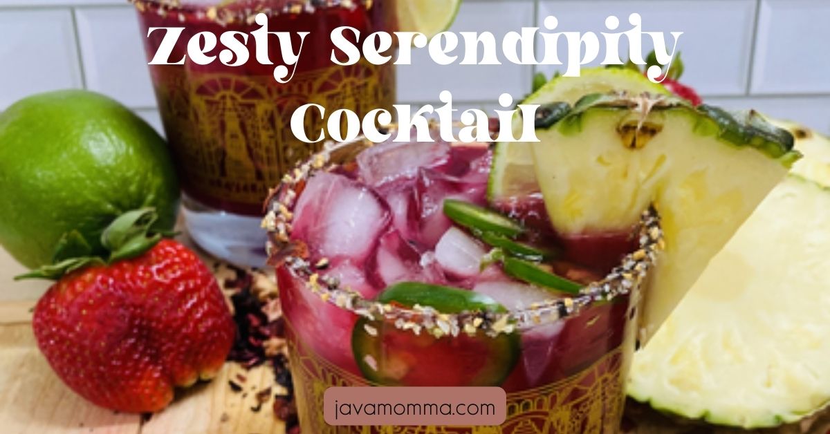 Two glasses of Zesty Serendipity Cocktail, rimmed with jalapeño salt, filled with a bright pink fruity drink and garnished with lime slices, ready for Cinco de Mayo festivities.