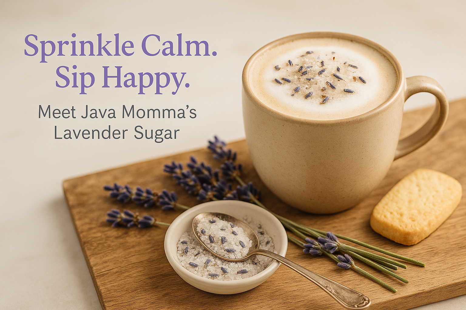 Sprinkle Calm: Say Hello to Java Momma’s Lavender Sugar 💜