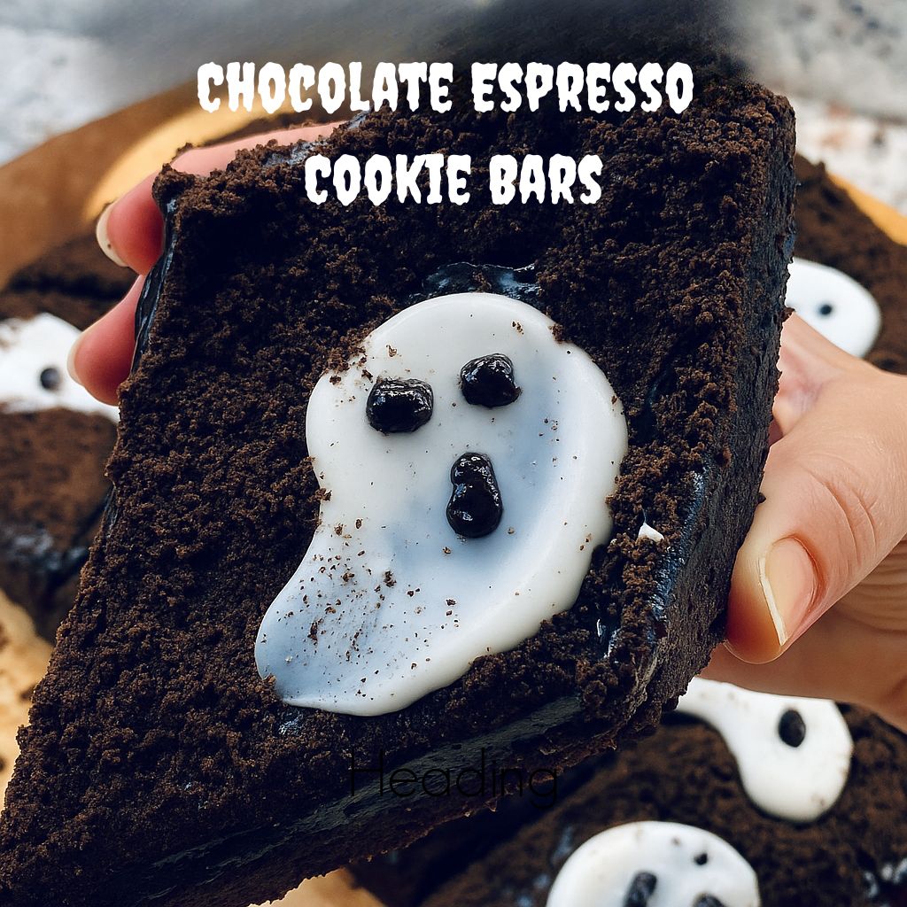 Chocolate Espresso Cookie Bars (Scary Good!)
