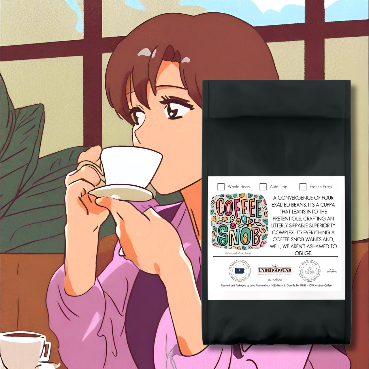 Coffee Snob - Unflavored Mixed Roast - Java Momma