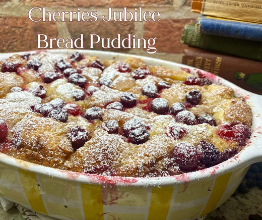 Cherries Jubilee Bread Pudding – A Decadent Twist on a Classic – Java Momma