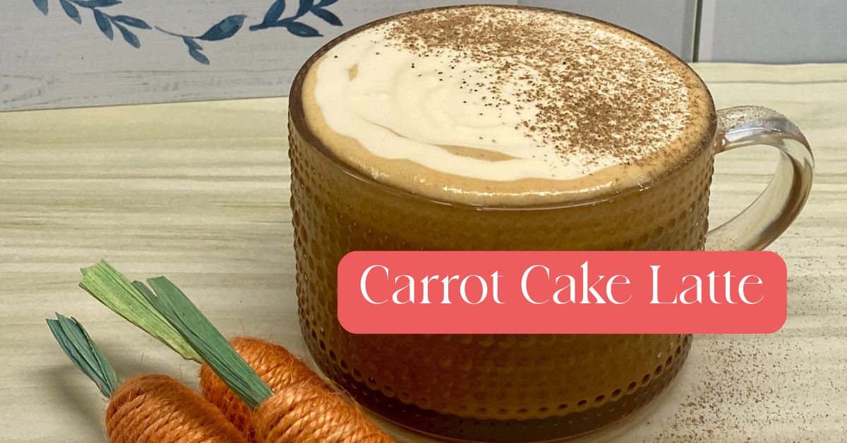 Carrot Cake Latte with Marshmallow Cold Foam