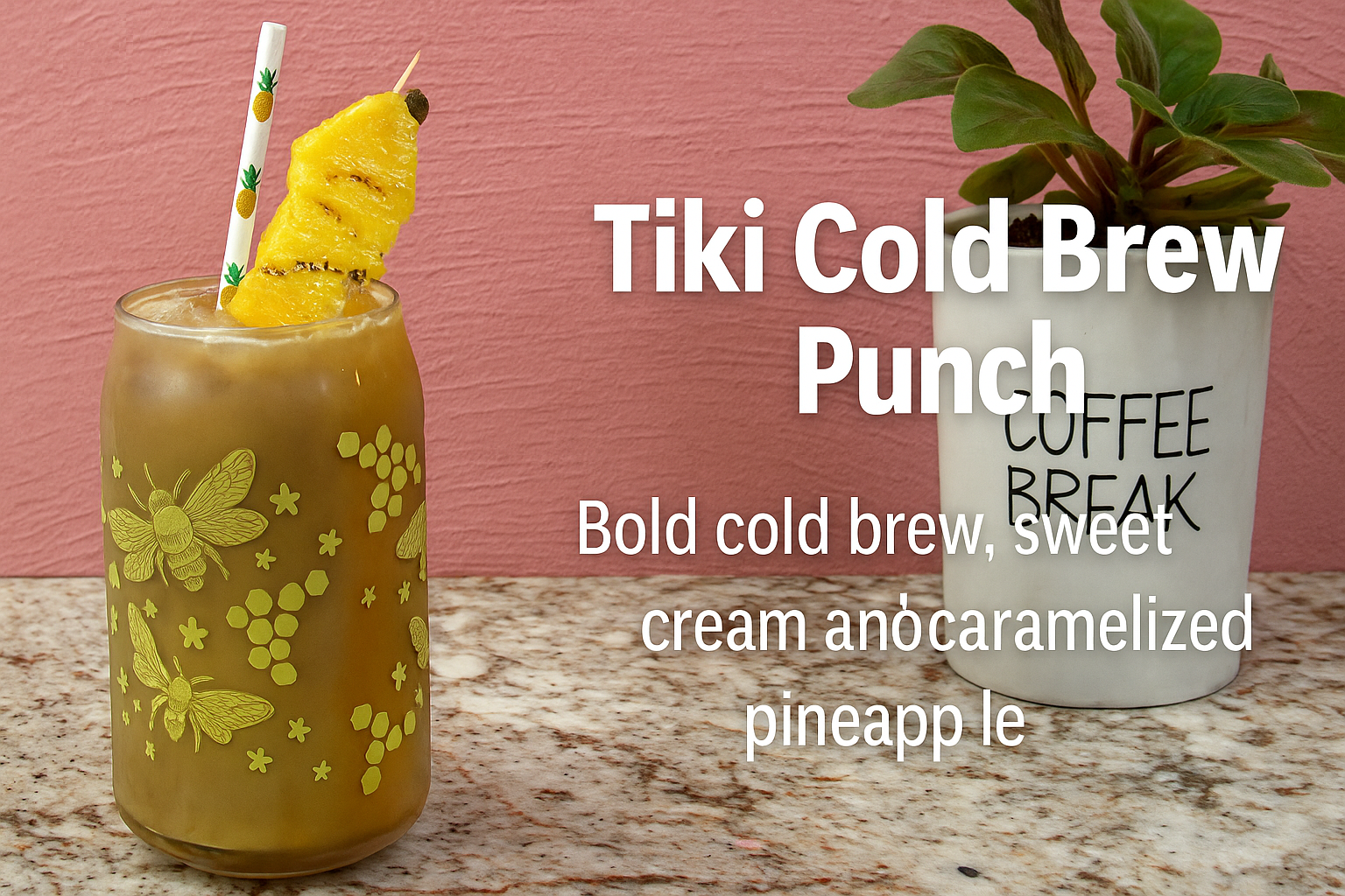Tiki Cold Brew Punch – A Tropical Sip of Summer