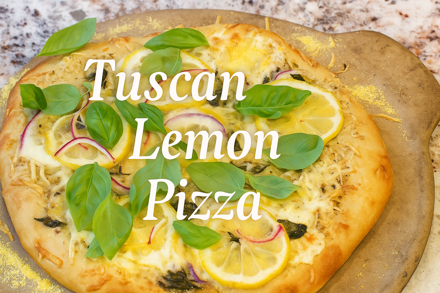 Tuscan Lemon Pizza: A Bright, Bold Bite of Summer