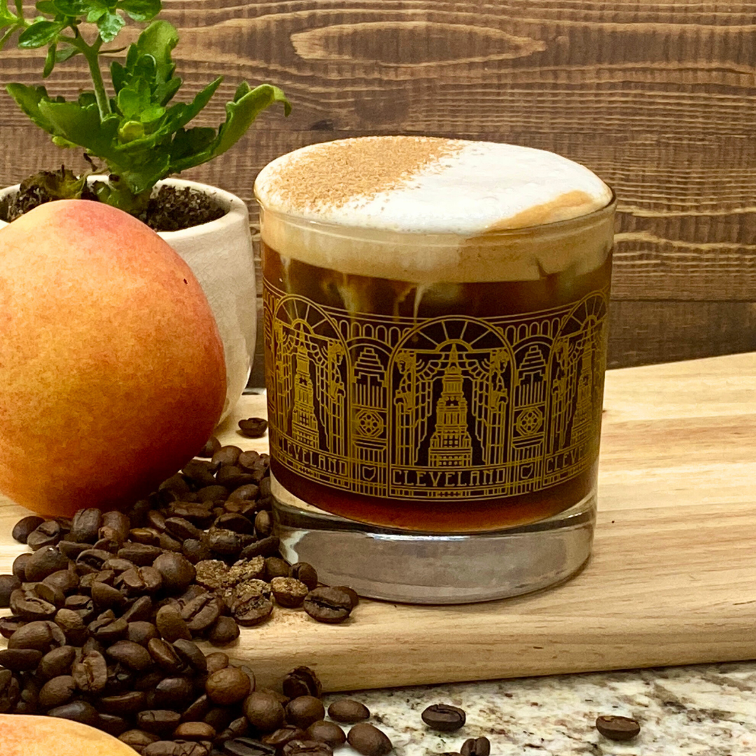 Peach Tonic à la Mode – Sparkling Summer Coffee Mocktail – Java Momma