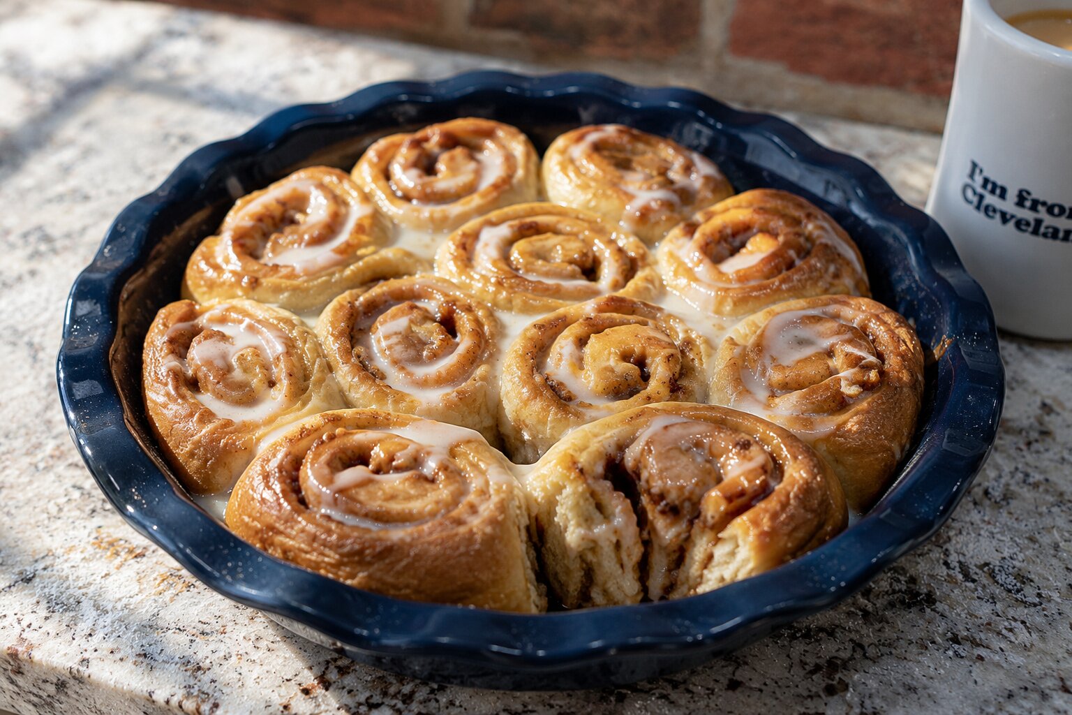 Bacon Cinnamon Rolls with Salted Caramel