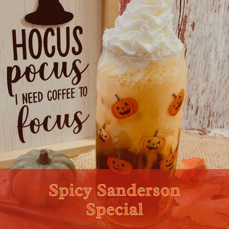 Spicy Sanderson Special (A Hocus Pocus-Inspired Coffee Drink)