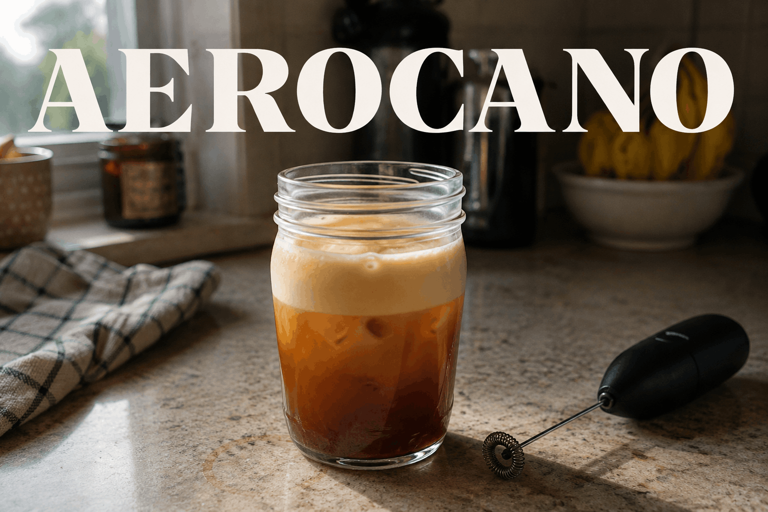 Aerocano Recipe: Frothy Iced Espresso, No Milk
