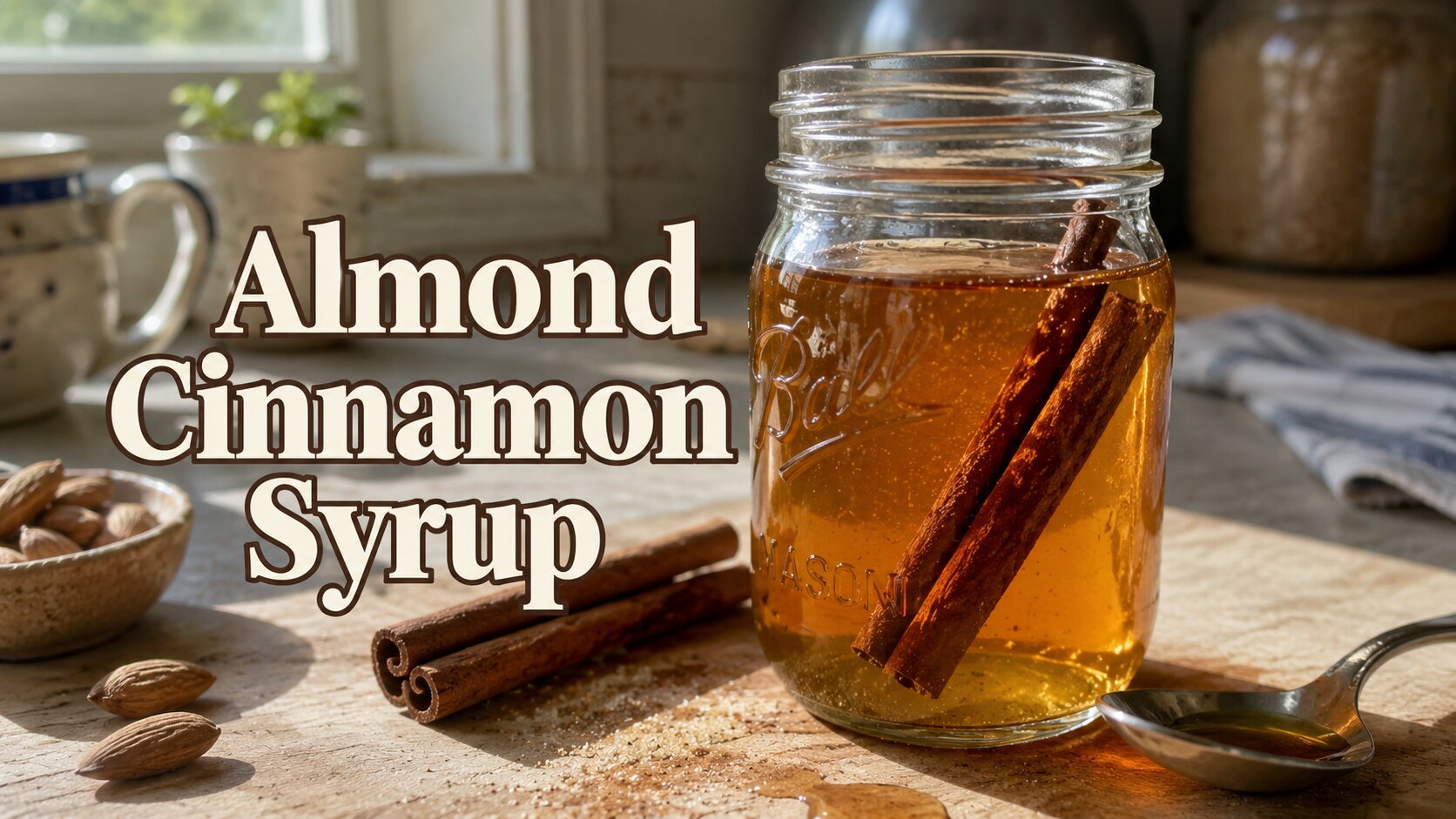 Almond Cinnamon Syrup — Easy Homemade Coffee Syrup