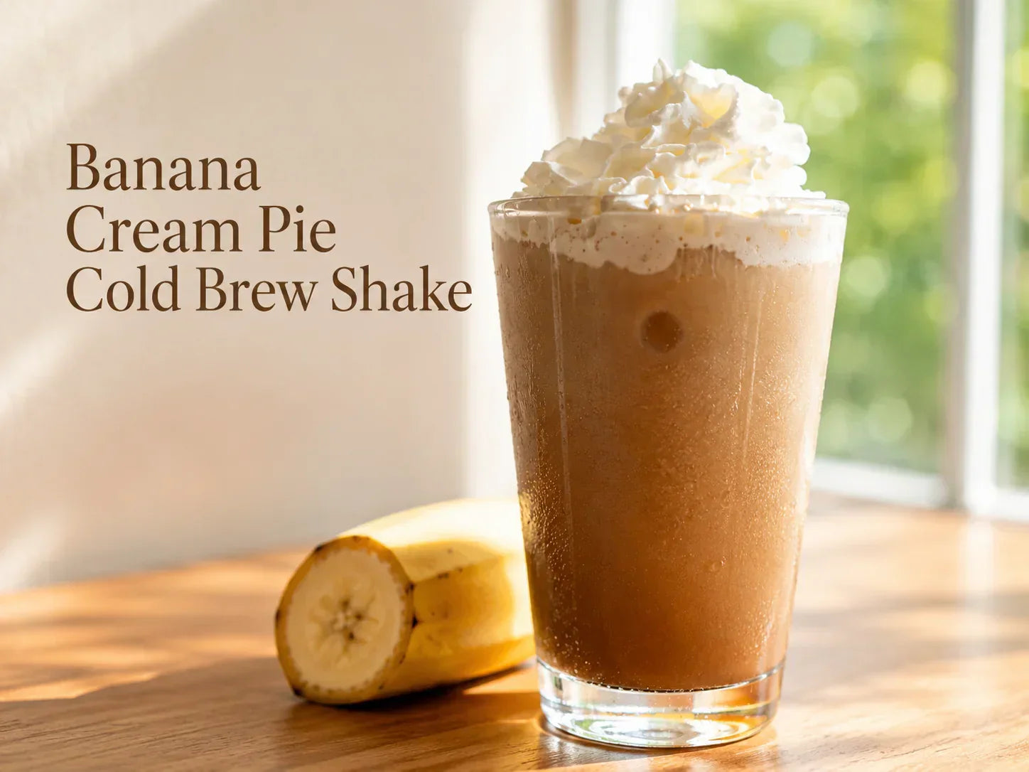Banana Cream Pie Cold Brew Shake