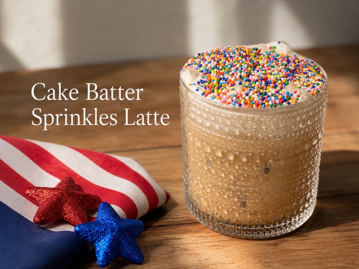 Cake Batter Sprinkle Latte Recipe | Java Momma Kitchen