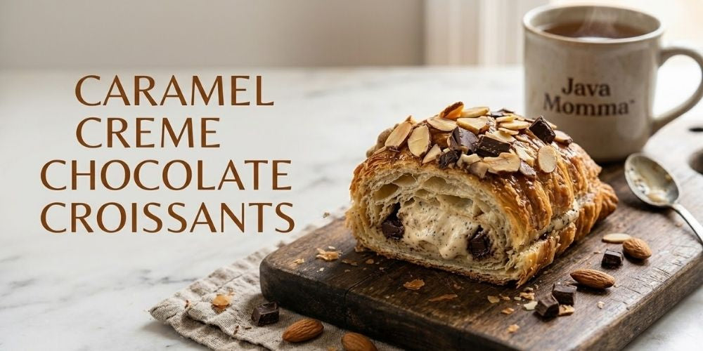 Easy Caramel Creme Chocolate Croissants