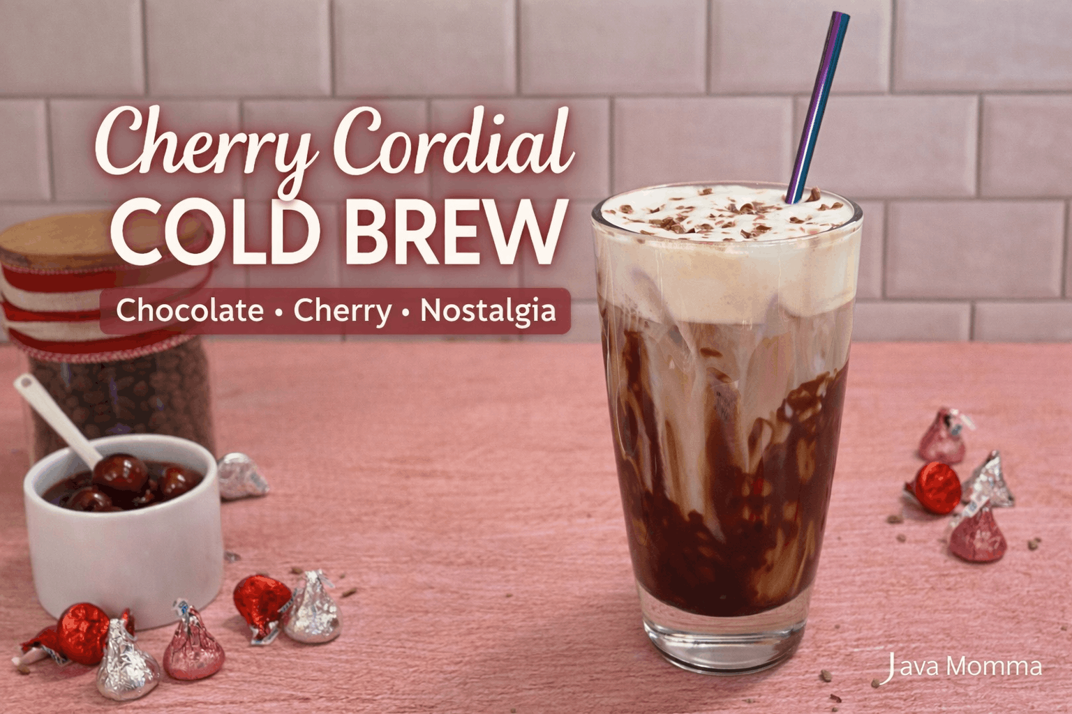Cherry Cordial Cold Brew – A Nostalgic Coffee Treat for Valentine’s Day