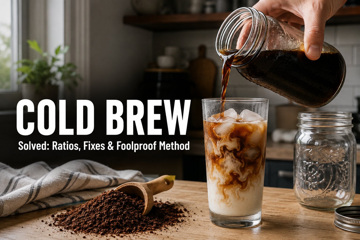 Cold Brew, Solved - Ratios, Troubleshooting, and a Foolproof Workflow
