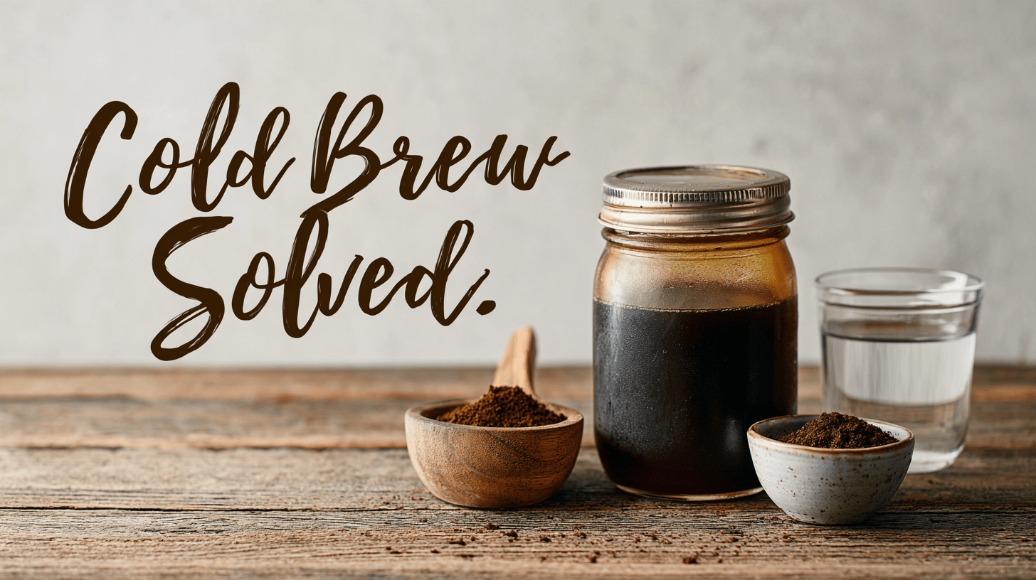 Cold Brew, Solved: Ratios, Fixes, and a Foolproof Workflow