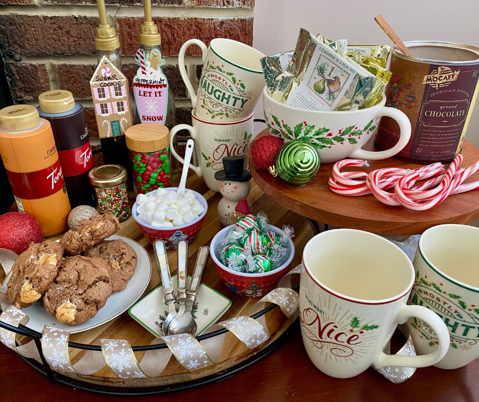 Create the Ultimate Holiday Hot Chocolate Bar: Featuring Hot Cocoa Marshmallow Cookies - Java Momma