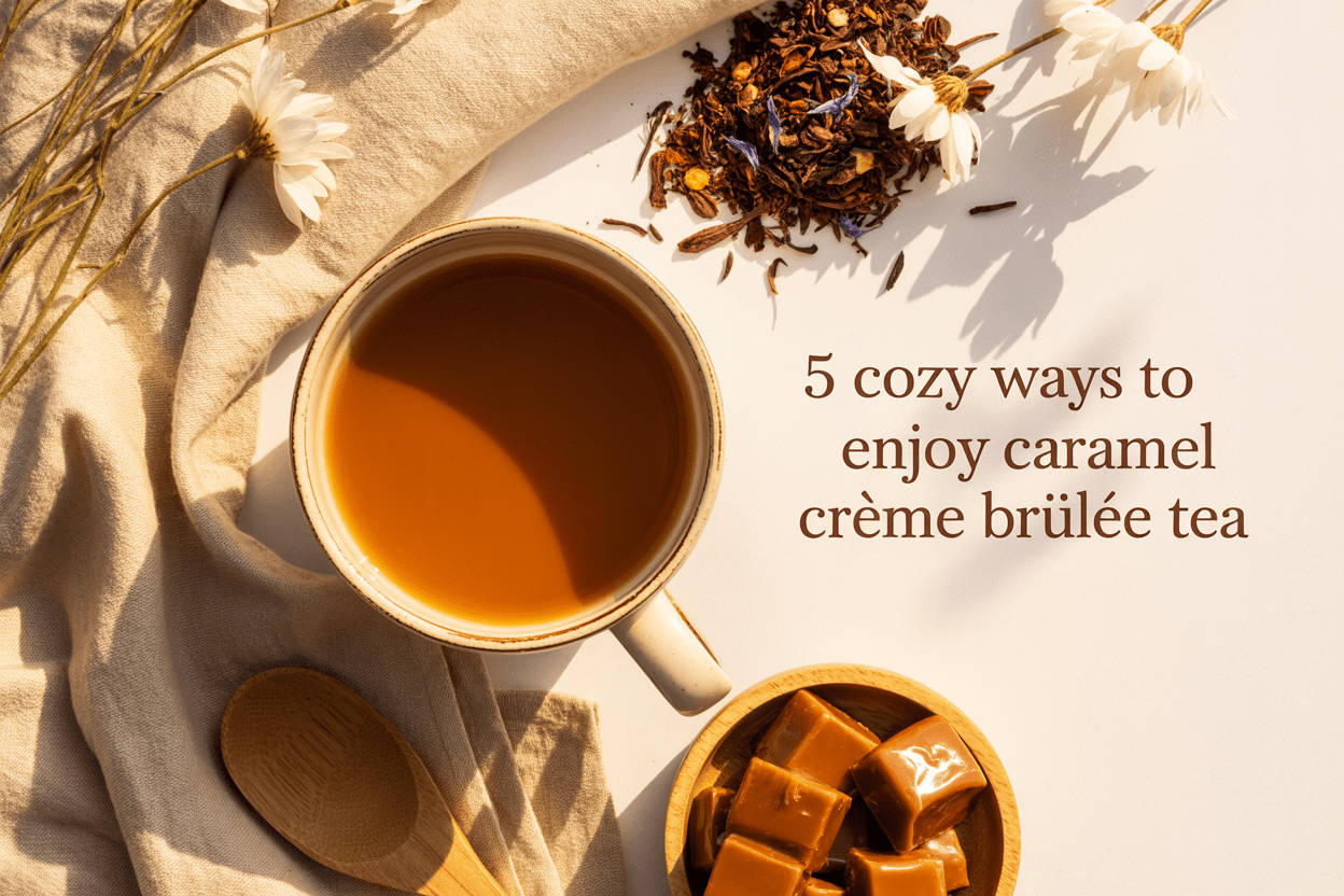 🍮 5 Cozy Ways to Enjoy Caramel Crème Brûlée Tea (Your New Winter Obsession)