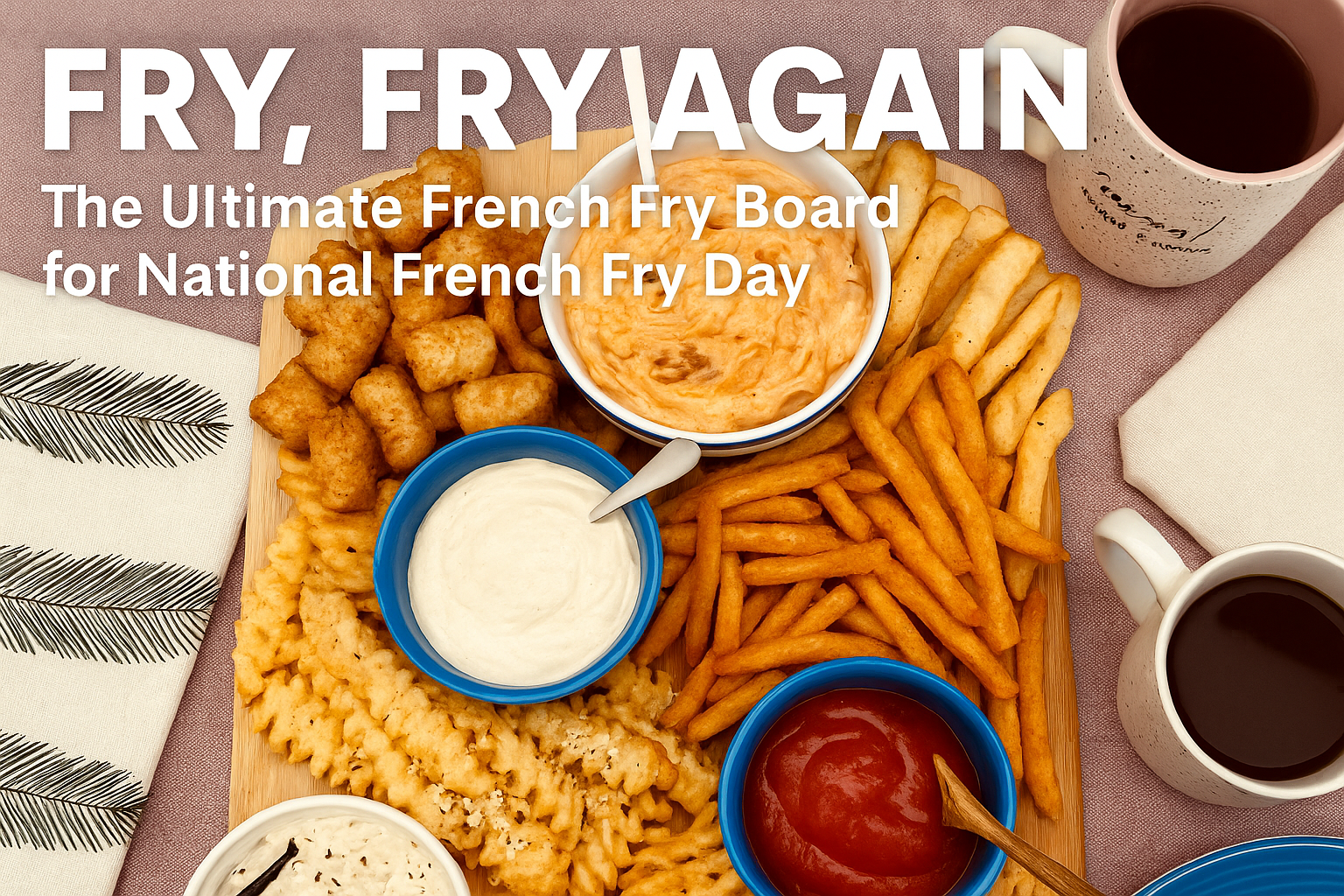 Fry, Fry Again: The Ultimate French Fry Board for National French Fry Day