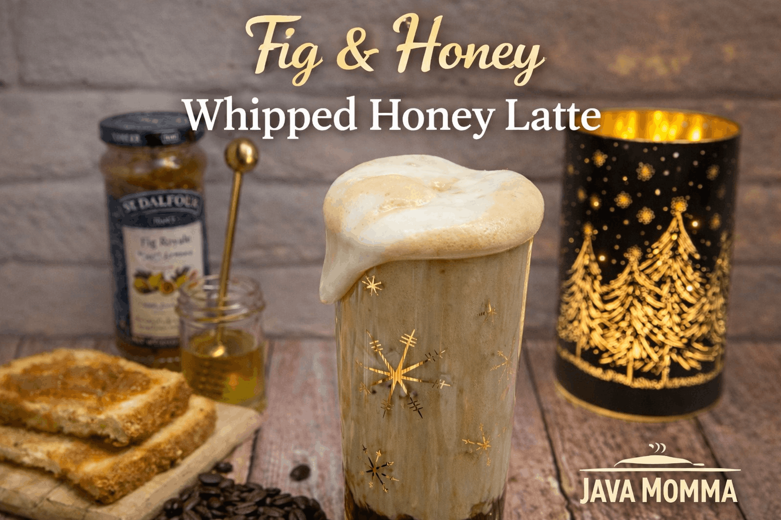 Fig and Honey Whipped Honey Latte