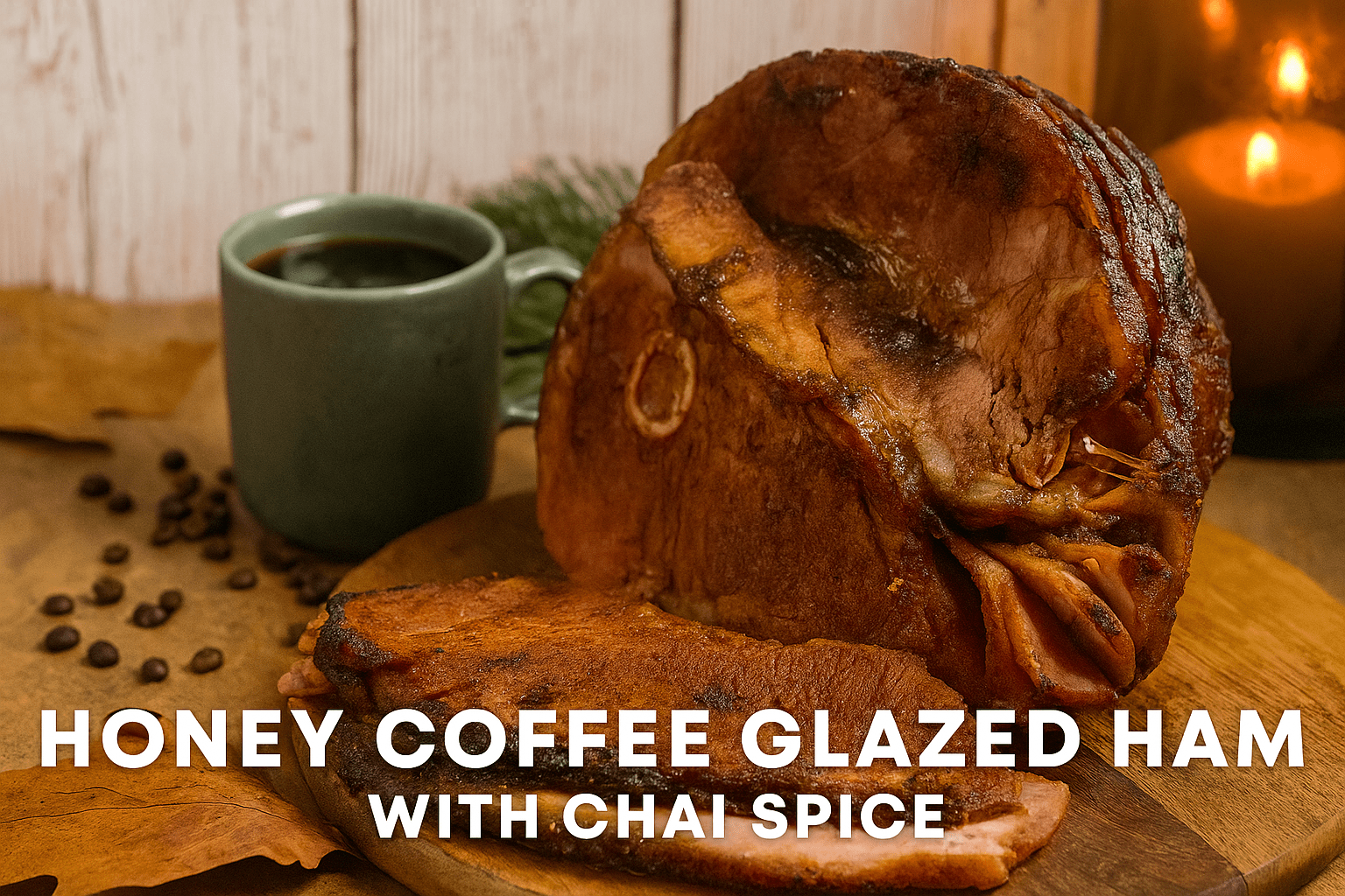 Honey Coffee Glazed Ham with Chai Spice