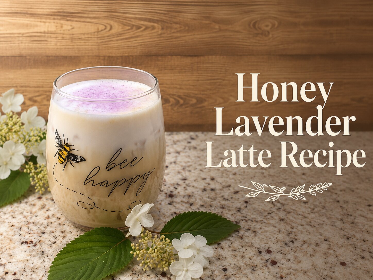 Honey Lavender Latte Recipe (Iced)