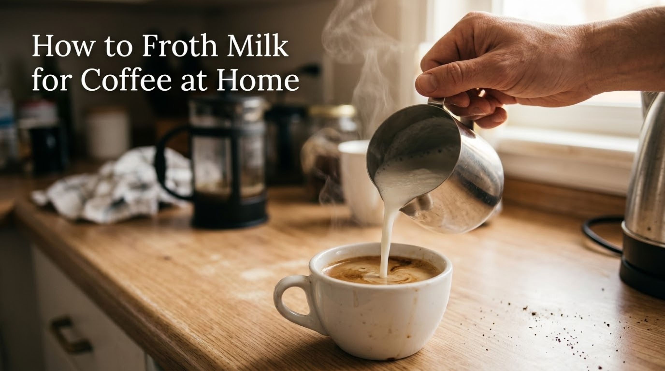 How to Froth Milk for Coffee at Home (Any Method)