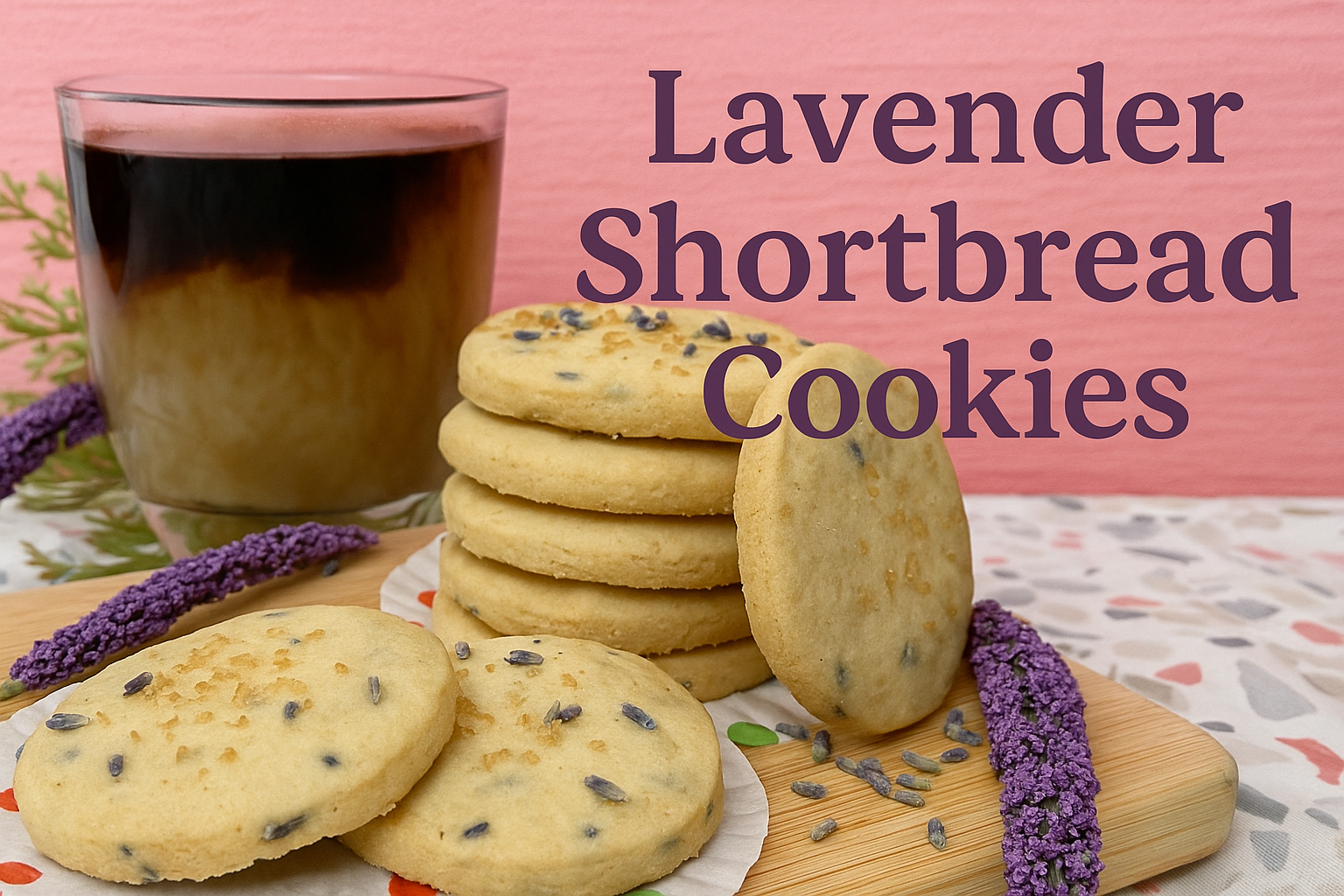 Elevate Your Tea Time with These Buttery Lavender Shortbread Cookies