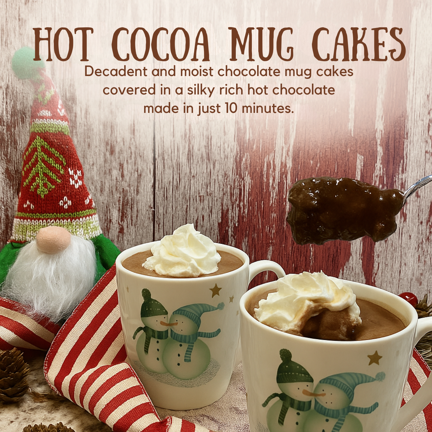 Hot Cocoa Mug Cakes