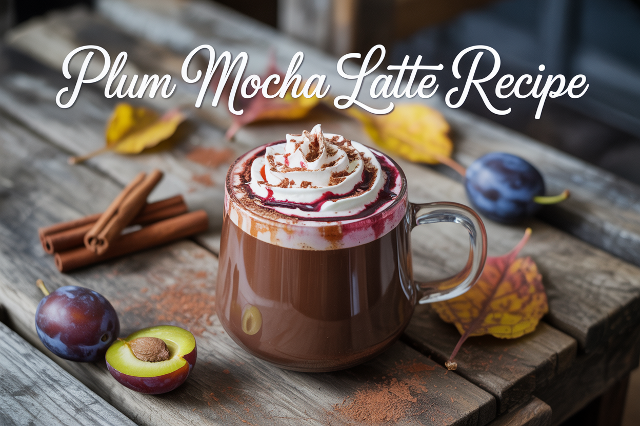 Plum Mocha Latte (Cozy Fall Coffee Twist)