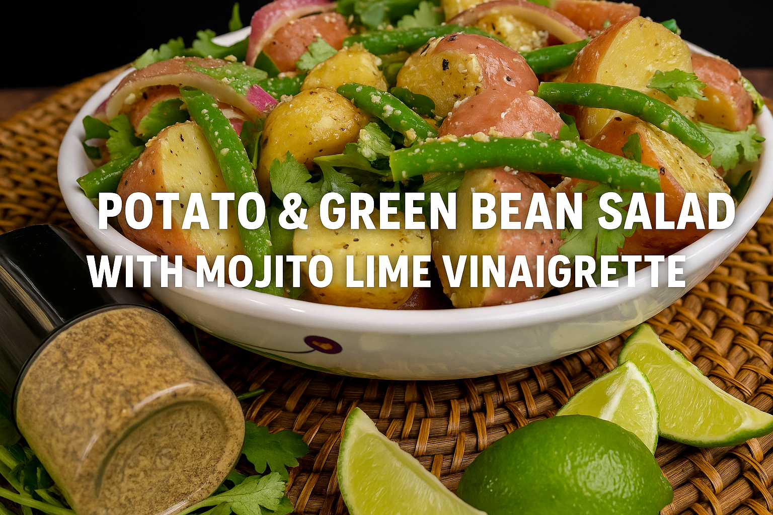 Potato & Green Bean Salad with Mojito Lime Vinaigrette – A Fresh Summer Side Dish