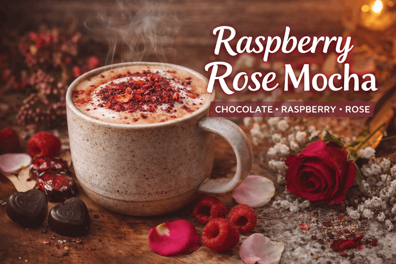 Raspberry Rose Mocha