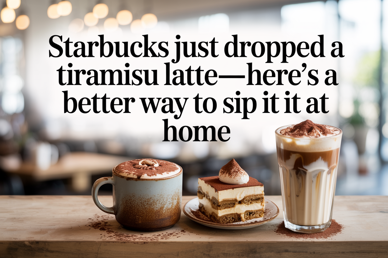 Starbucks Just Dropped a Tiramisu Latte—Here’s a Better Way to Sip It at Home
