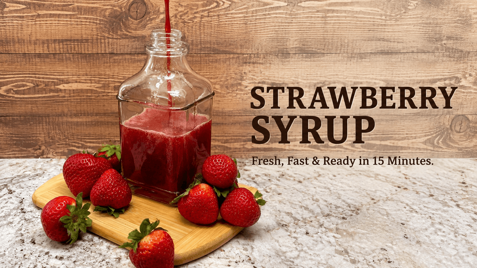 Strawberry Syrup Recipe – Made With Fresh Strawberries