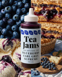 Thumbnail for Blueberry Earl Grey Tea Jams - 15 ounce squeeze bottle