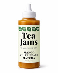 Thumbnail for Tea Jams Mango White Peach Matcha - 15 ounce squeeze bottle
