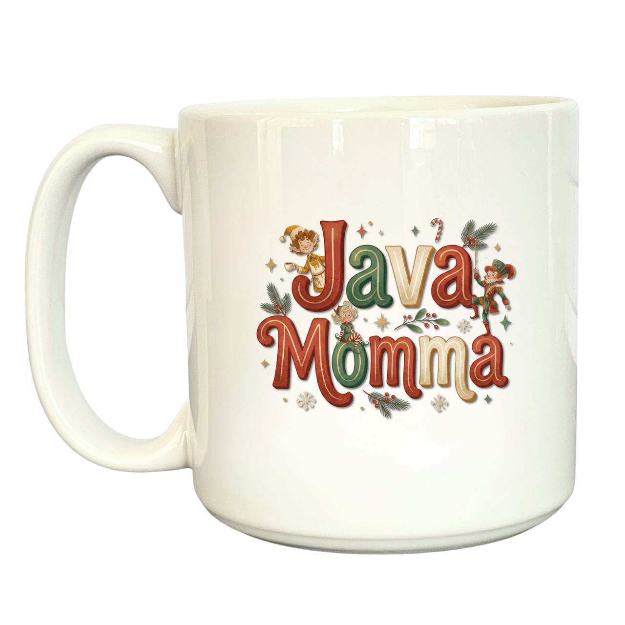 No Elf Control 20oz Mug – Oversized Holiday Mug for Maximum Caffeine & Mischief