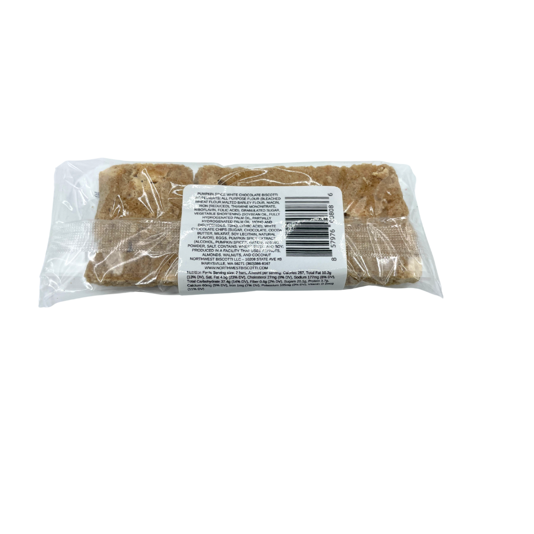 Pumpkin Spice White Chocolate Biscotti Double Pack – Your Fall Favorite