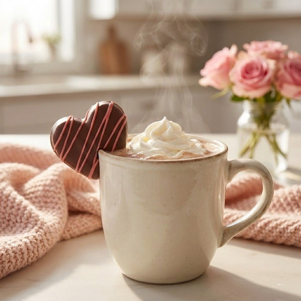 Chocolate Heart Marshmallow Topper