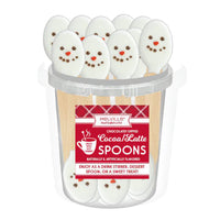 Thumbnail for Snowman Face White Chocolatey Spoon ⛄  – Stir Up Some Frosty Fun ☕