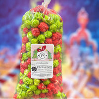 Thumbnail for Cinnalouwho Cinnamon Popcorn – Festive Red & Green Holiday Snack