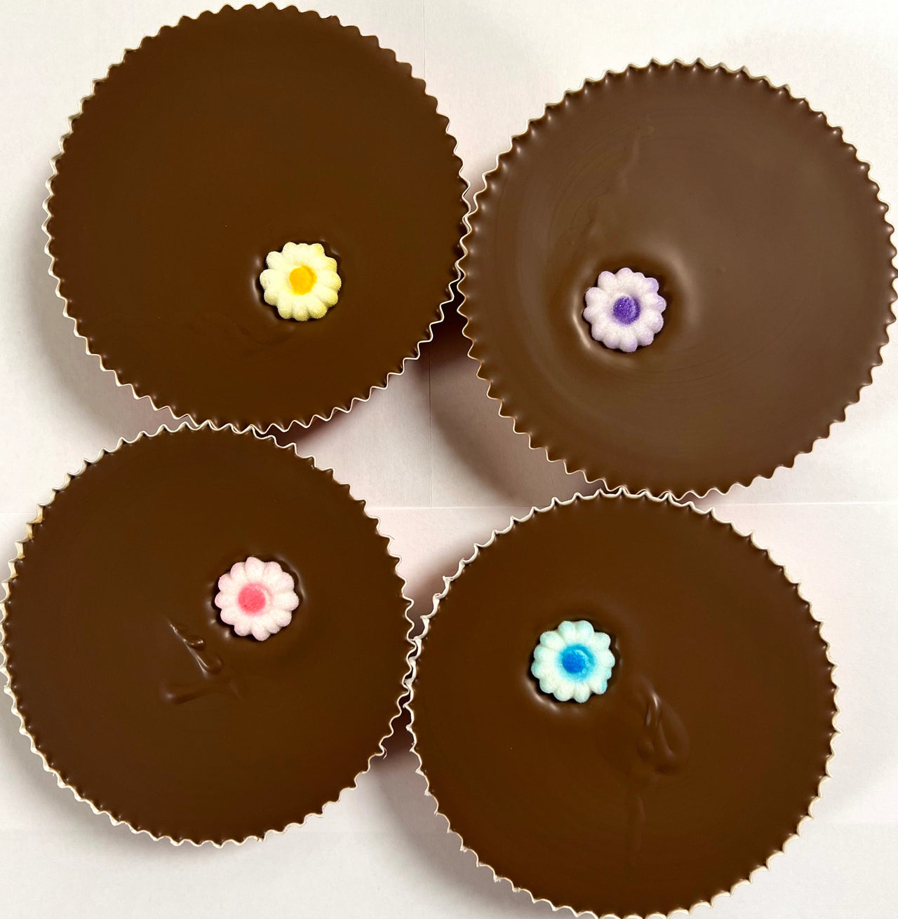 Flower Milk Chocolate Peanut Butter Cup