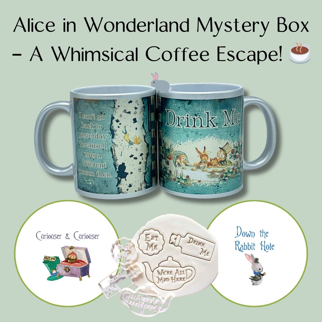 Alice in Wonderland Mystery Box – A Whimsical Coffee Escape! ☕🐇