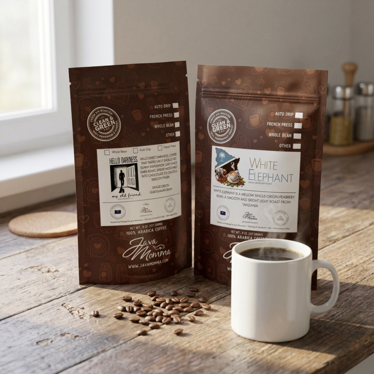 ☕ Give It to Me Straight – Monthly Coffee Duo