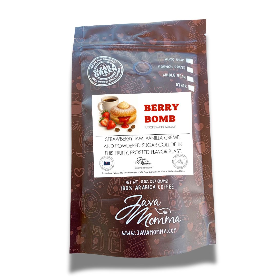 Berry Bomb Flavored Coffee – Strawberry Jam, Vanilla Crème & Powdered Sugar Donut Vibes