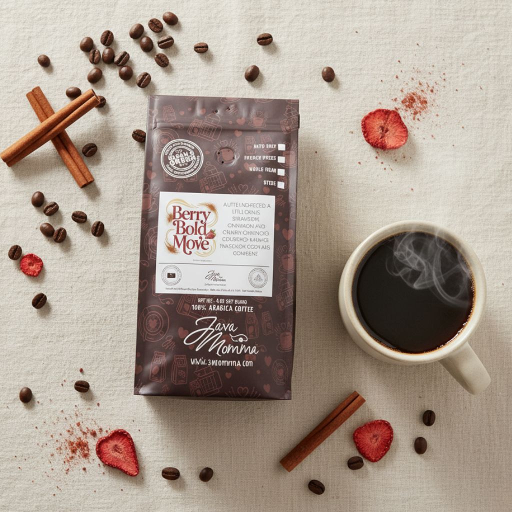 Berry Bold Move Coffee – Strawberry Cinnamon Cake Vibes