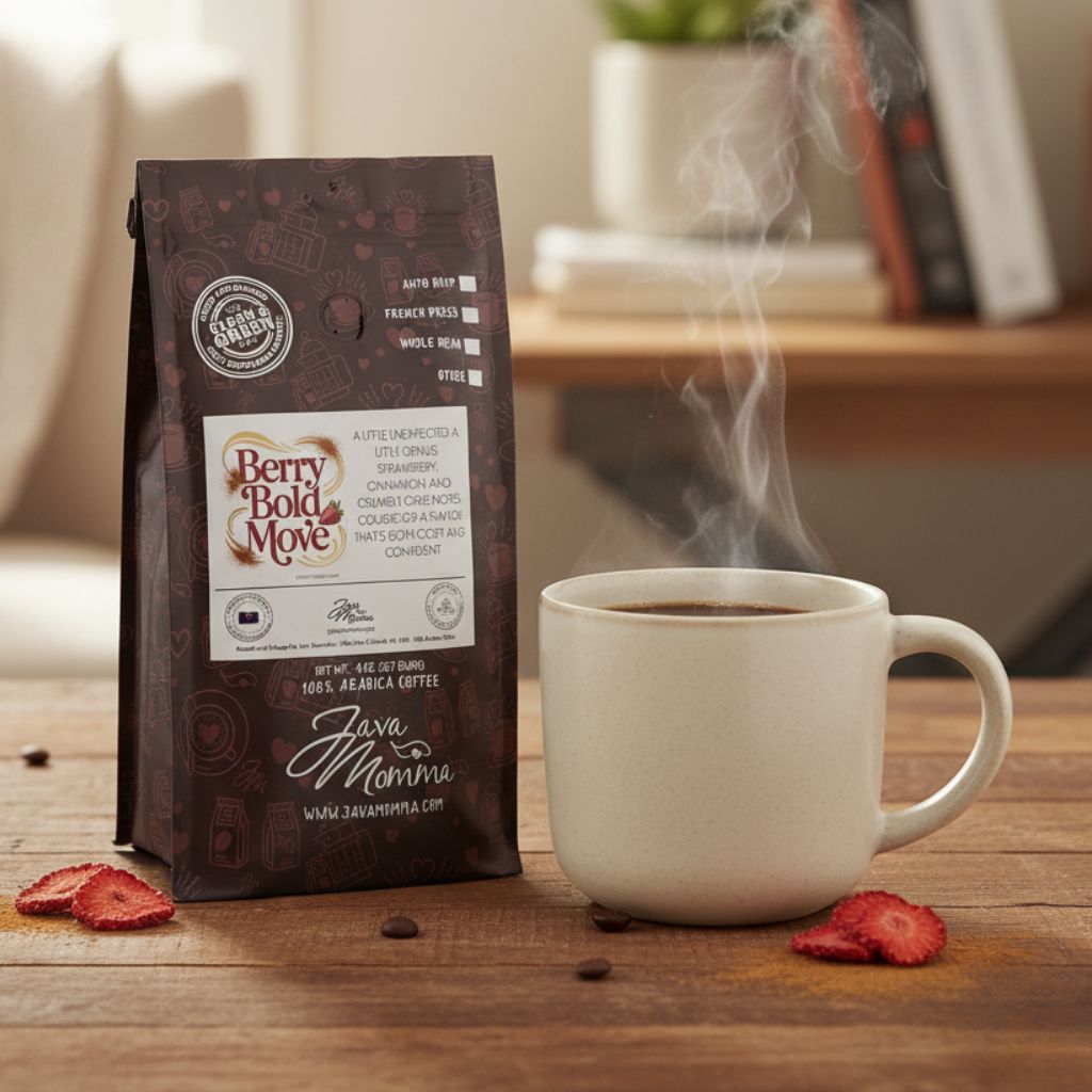 Berry Bold Move Coffee – Strawberry Cinnamon Cake Vibes