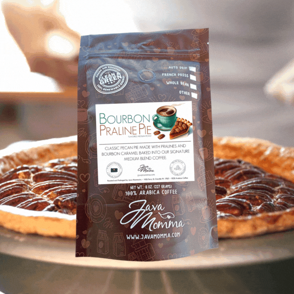 Bourbon Praline Pie Flavored Coffee - Single Origin Medium Roast