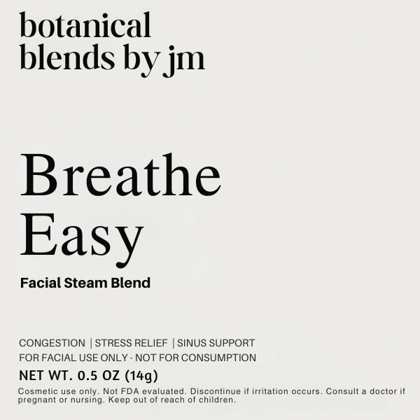 🌬️ Breathe Easy Facial Steamer | Botanical Blends by Java Momma