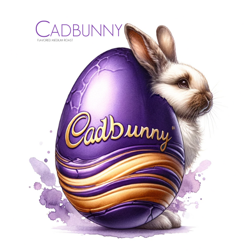 Cadbunny Coffee – Hoppy, Chocolatey, Caramel Bliss! 🐰☕